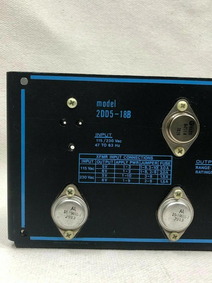 Used Powertec 2DD5-18B OEM DC Power Supply