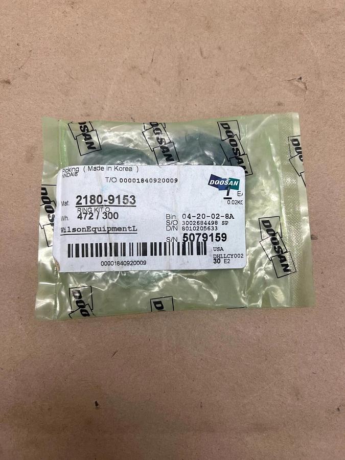 Used Doosan 2180-9153 O Ring Kit