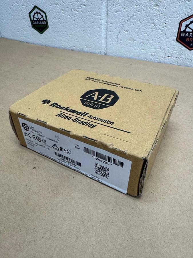 Used Allen Bradley 1769-ECR Right End Cap *FACTORY SEALED*