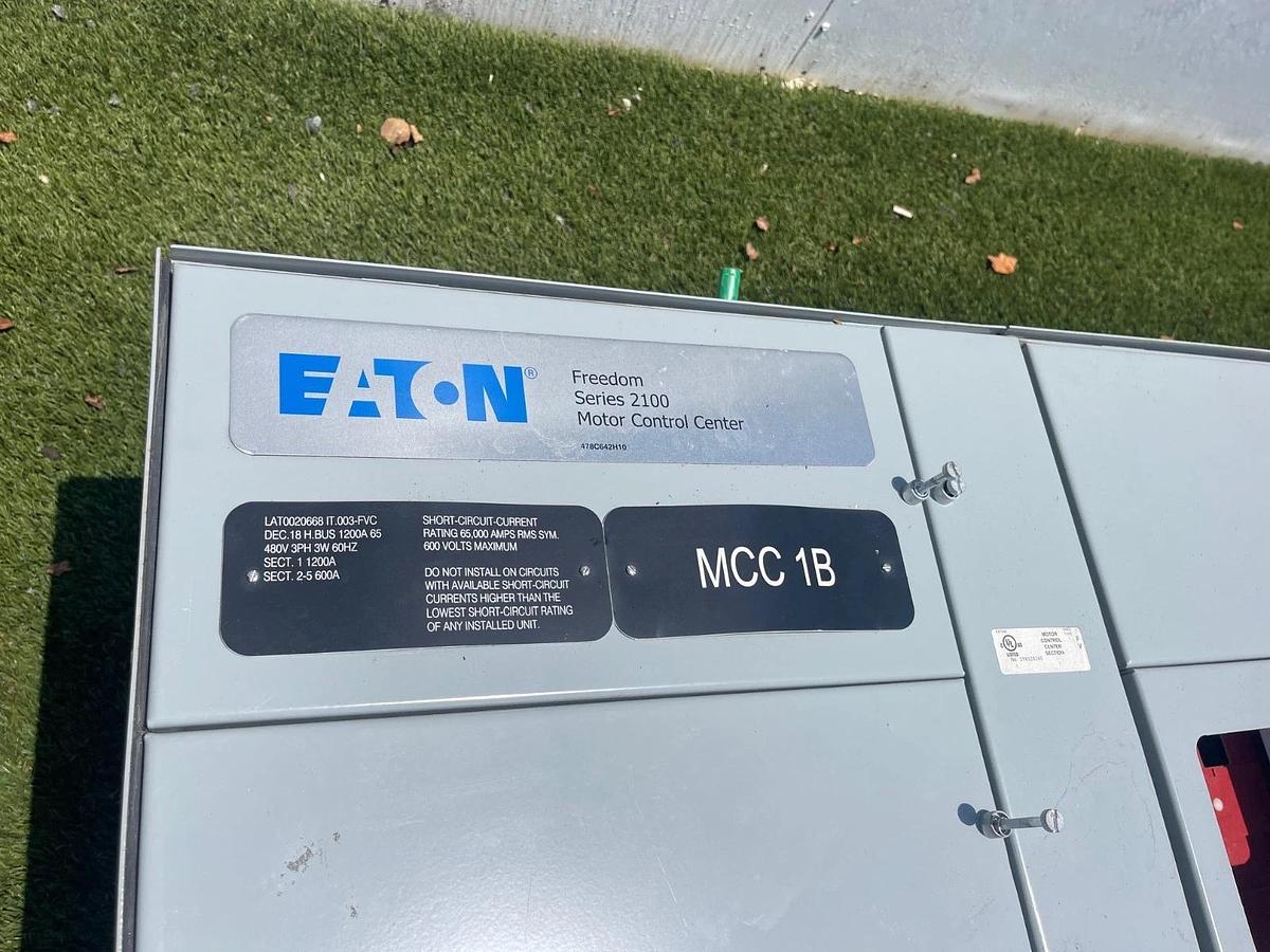 Used Eaton Freedom Series 2100 Motor Control Center - No Buckets, Frame Only