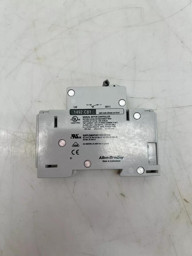 Used Allen Bradley 1492-CB1G020 Manual Motor Controller