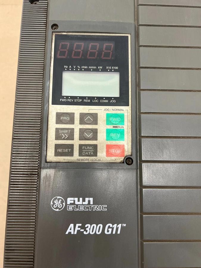 Used Fuji Electric 6KG1143025X1B1 AF-300G11, 25Hp NEMA Encl Type 1, Frequency Drive