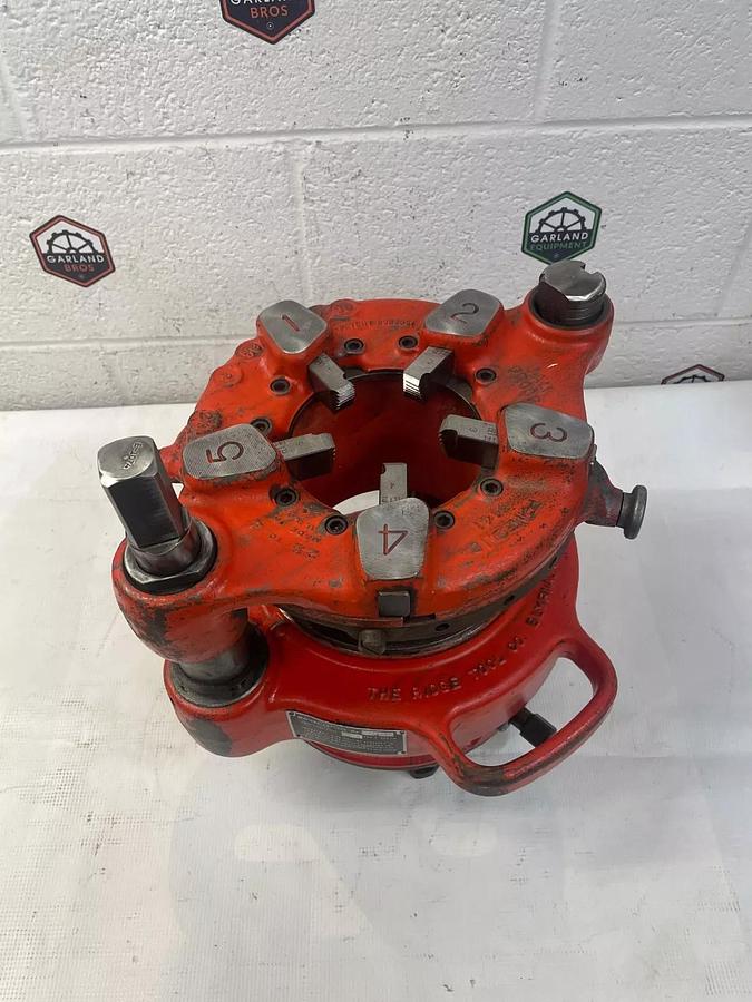 Used Ridgid 141 Pipe Threader, Receding Geared Threader, 2 1/2”-4” Jam Proof