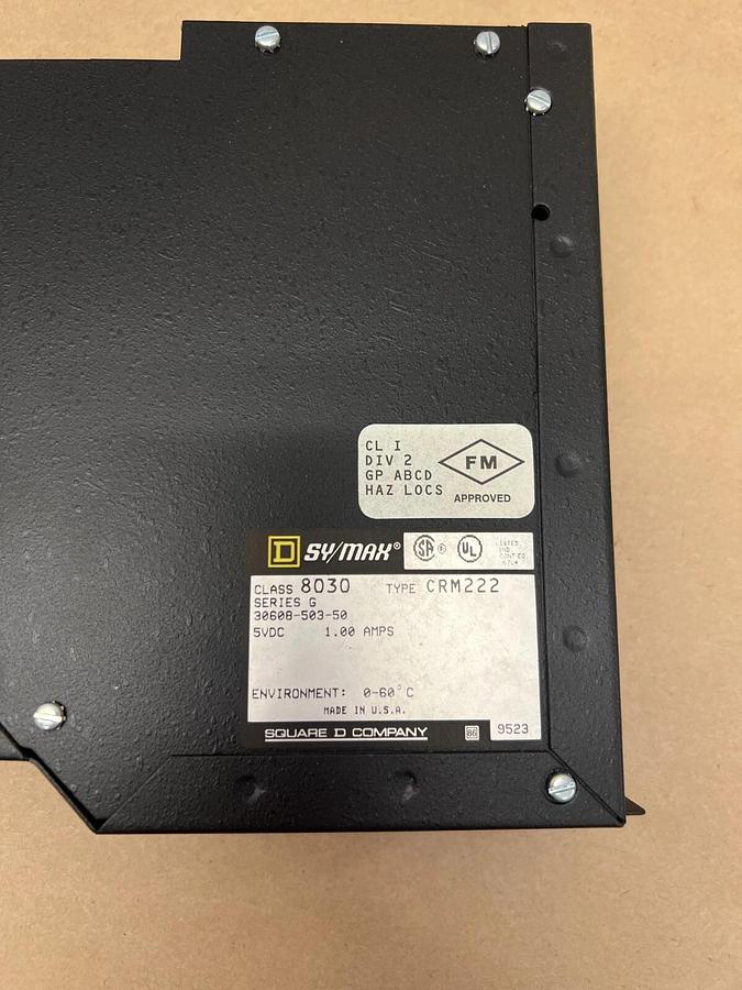 Used Square D CRM222 5VDC SY/MAX Interface Module, Class 8030 - Lot of 3