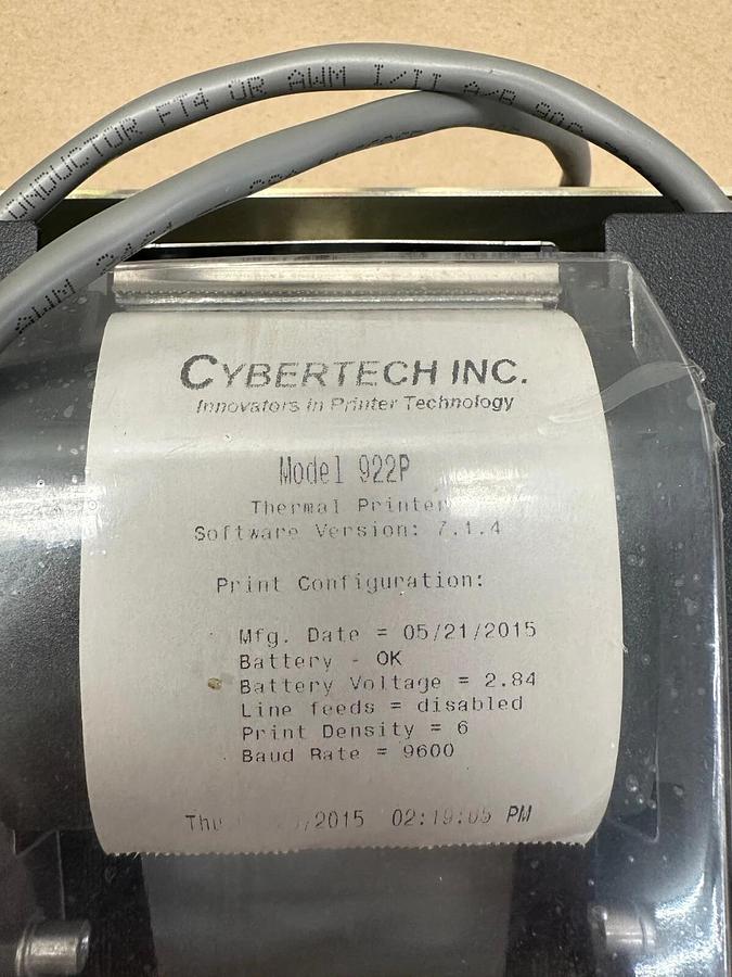 Used Cybertech 922P Thermal Printer