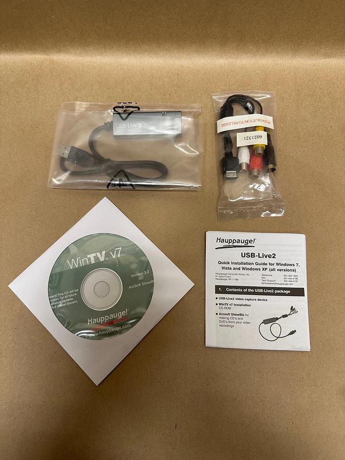 Used Hauppauge Model 610 USB-Live 2 Analog Video Digitzer *NEW*