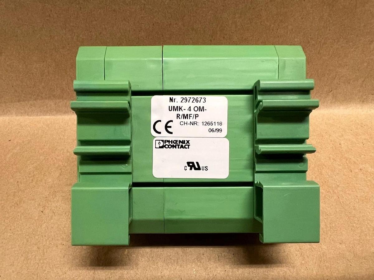 Used Phoenix Contact UMK-4OM-R/MF/P Interface Module OV-24DC/60DC/3 Solid-State Relay