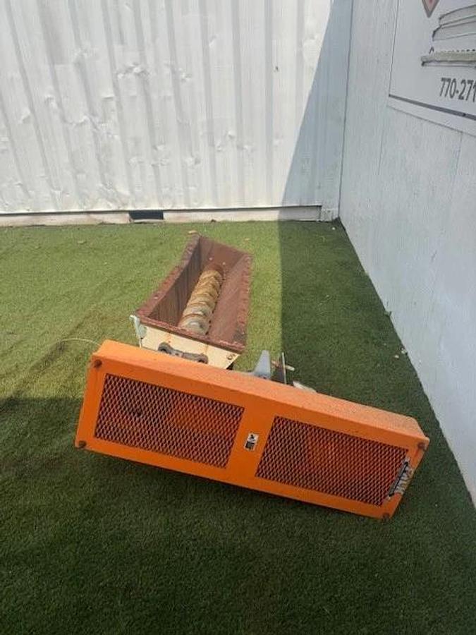 Used Industrial Screw Auger/ Conveyor 60" Long, Falk 5107 J25 7, Baldor CM35461