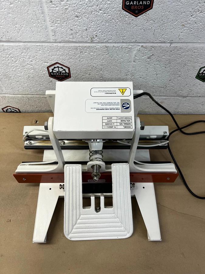 Used Sealer Sales W-450DT Heat Foot Sealer * Missing Body for Stand