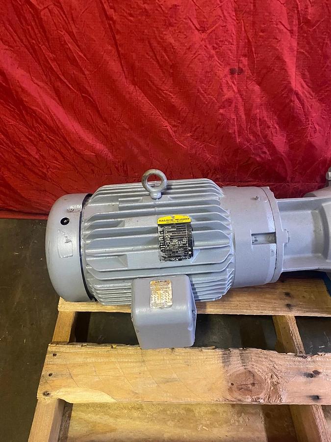 Used Nord SK52 N250TC Gear Reducer w/ Baldor Reliance Motor 20HP, 1760 RPM