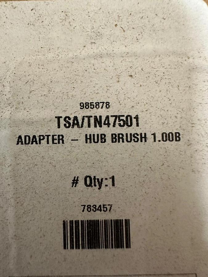 Used Tennant 47501 Hub Brush 1.00B *NEW*