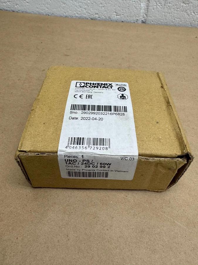 Phoenix Contact UNO-PS/1AC/24DC/60W Power Supply *NEW*