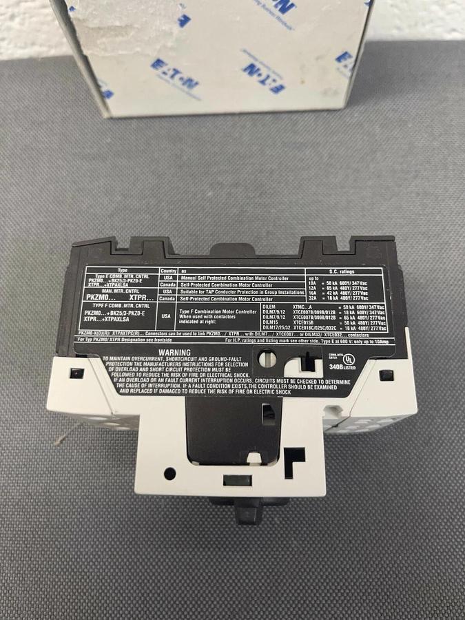 Used Eaton PKZM0-0,63-SC, Motor Protection Switch
