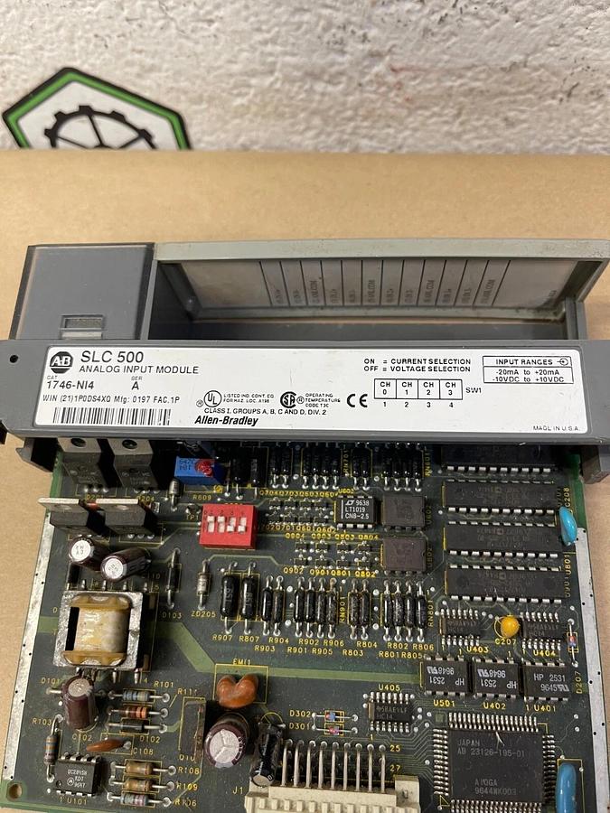 Used Allen Bradley 1746-NI4 SLC 500 Analog Input Module Series A