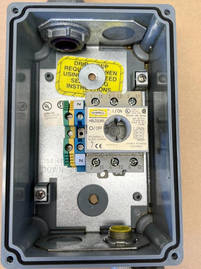 Used Uline 127G Manual Motor Controller