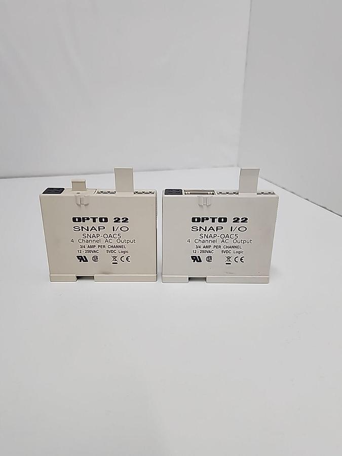 Used OPTO 22 SNAP-OAC5 4 Channel AC Output