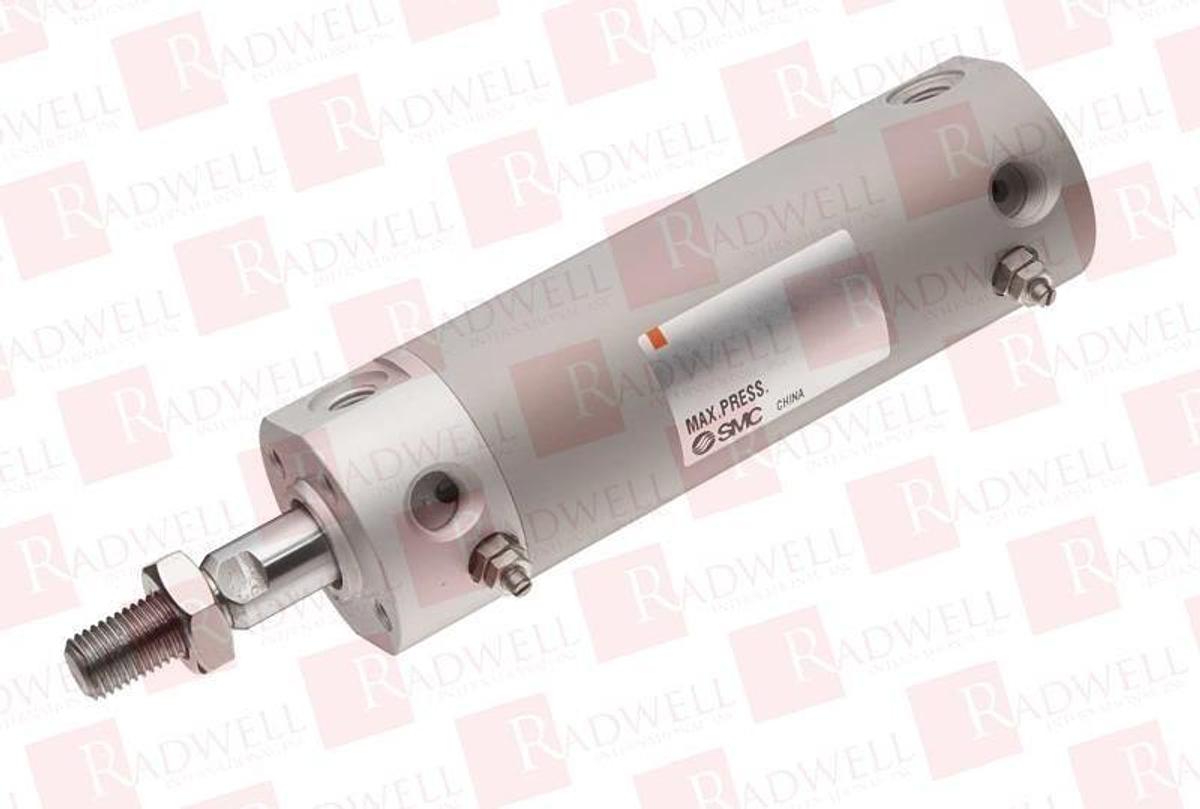 Used SMC CDG1BA50-400 Air Cylinder, Single Rod, 145 PSI, Max Press 1.00 MPa