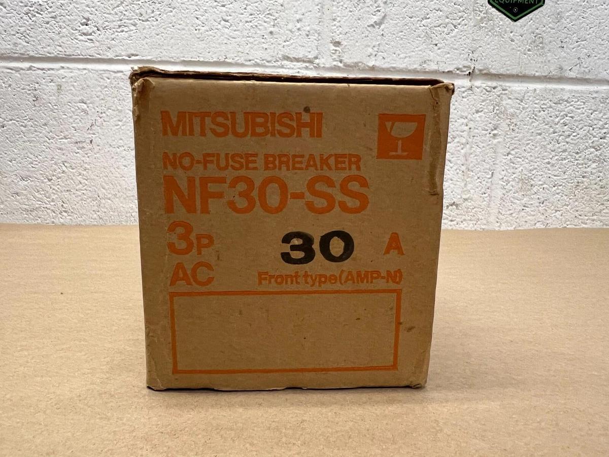 Used Mitsubishi NF30-SS 3P 30 Amp No-Fuse Breaker