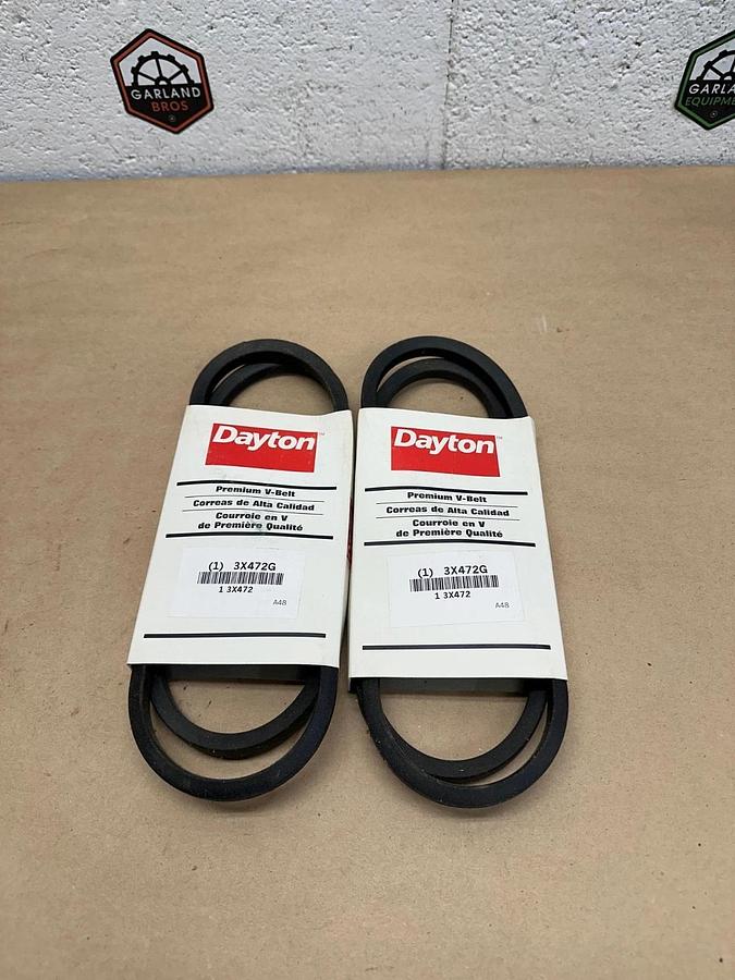 Used Dayton 3X472G V-Belt *NEW* Lot of 2