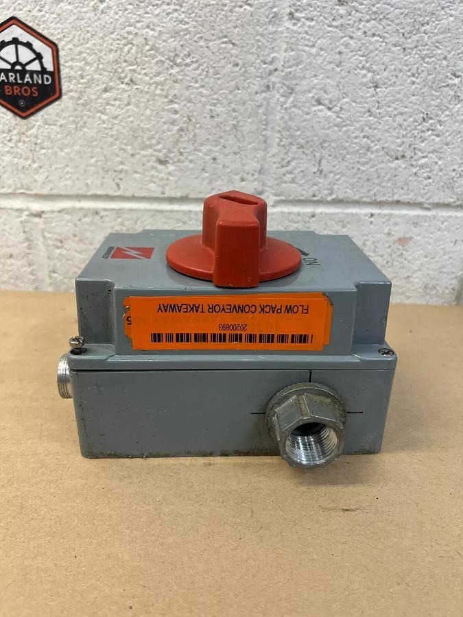 Used Mennekes ME 20MS1A-M2 HDI Disconnect Switch 25A 3ph 600VAC 5HP Max