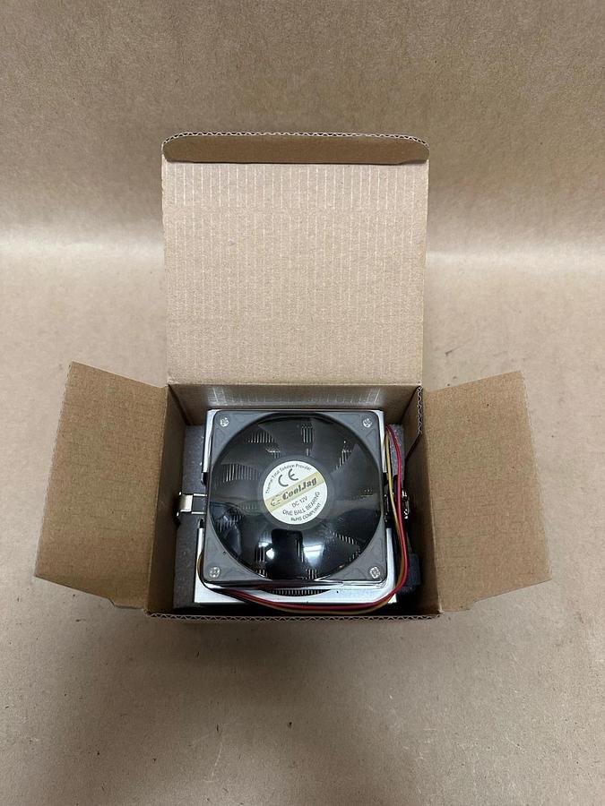 Used CoolJag CJC689C-1 Copper Based Heatsink & Fan *NEW*