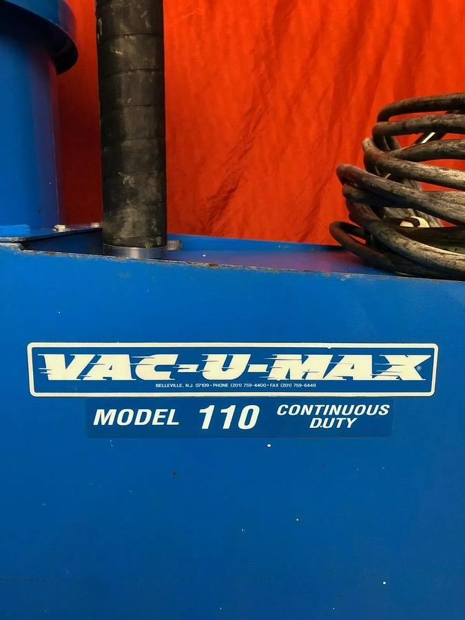 Used Vac-U-Max Model 110 Explosion Proof Industrial Vacuum Cleaner MDL110.01