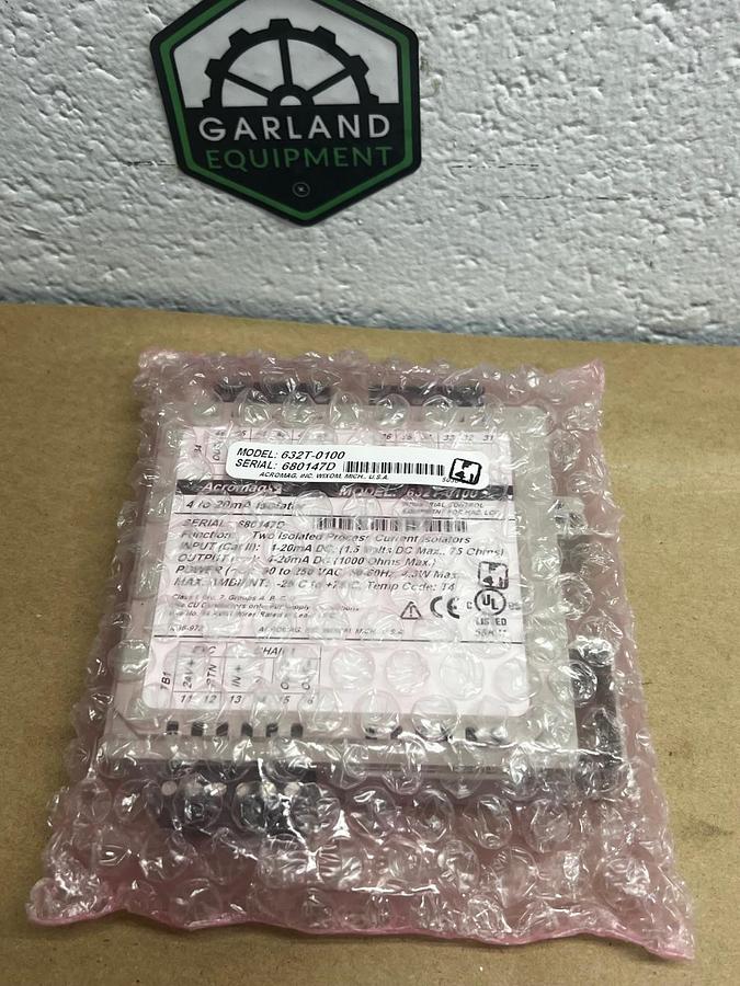 Used ACROMAG 632T-0100 Signal Conditioner/Transmitter 4 to 20mA Isolator FACTORY SEAL