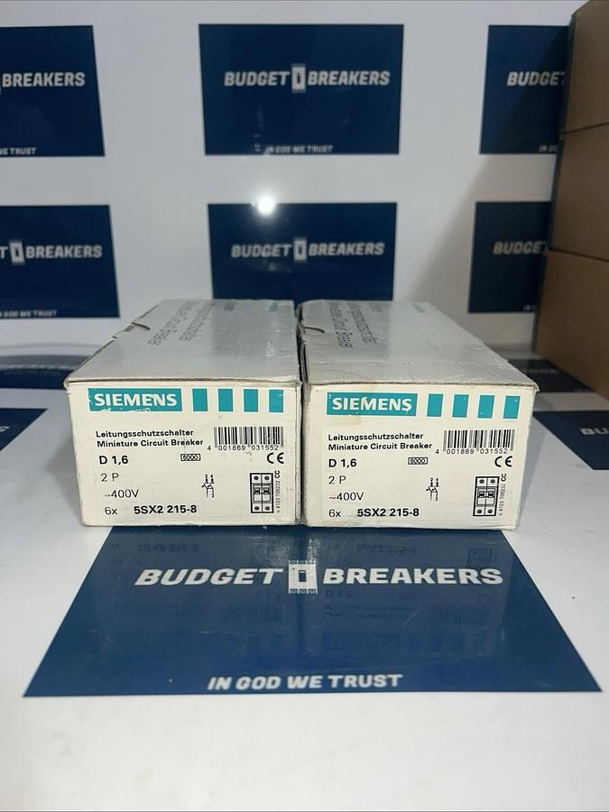 Used ABB S201-D32 Single Pole Circuit Breaker, 9-pack *NEW*