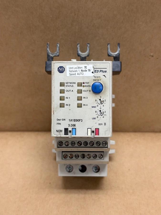 Used Allen Bradley 592-EC2DC Solid State Overload Relay