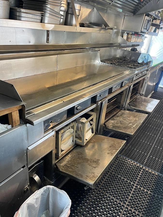 Used Featherlite TURNKEY Custom Full Service Catering Trailer + F-550 Tow Vehicle