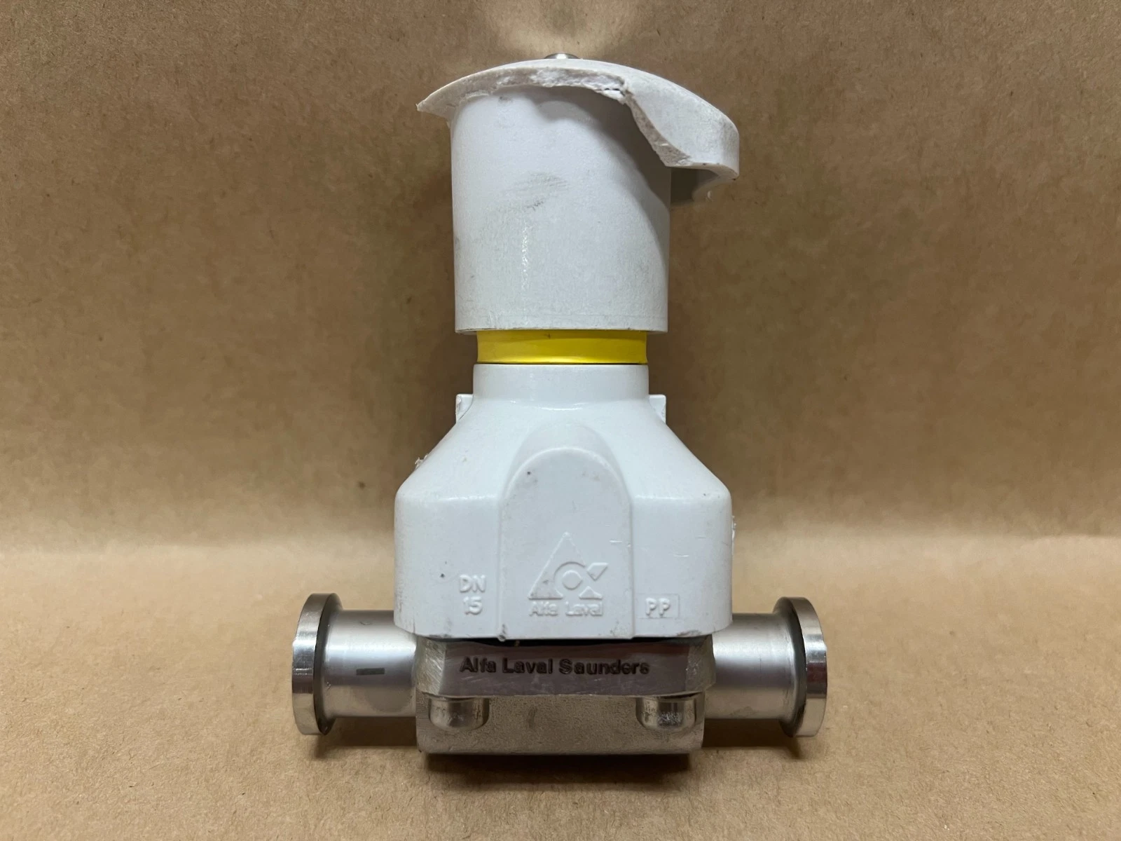 Used Alfa Laval Saunders DN15, 316L, Diaphragm Valve