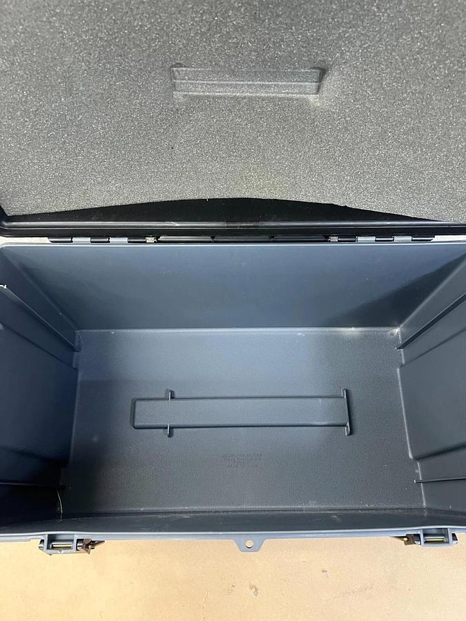 Used Plano Molding 700 Series Mobile Storage Trunk, 11" x 20" x 13"