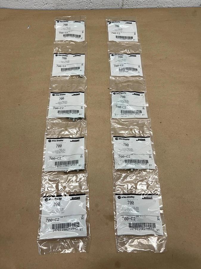 Used Allen Bradley 700-C2 (10 Pcs) Front Deck Contact Cartridge