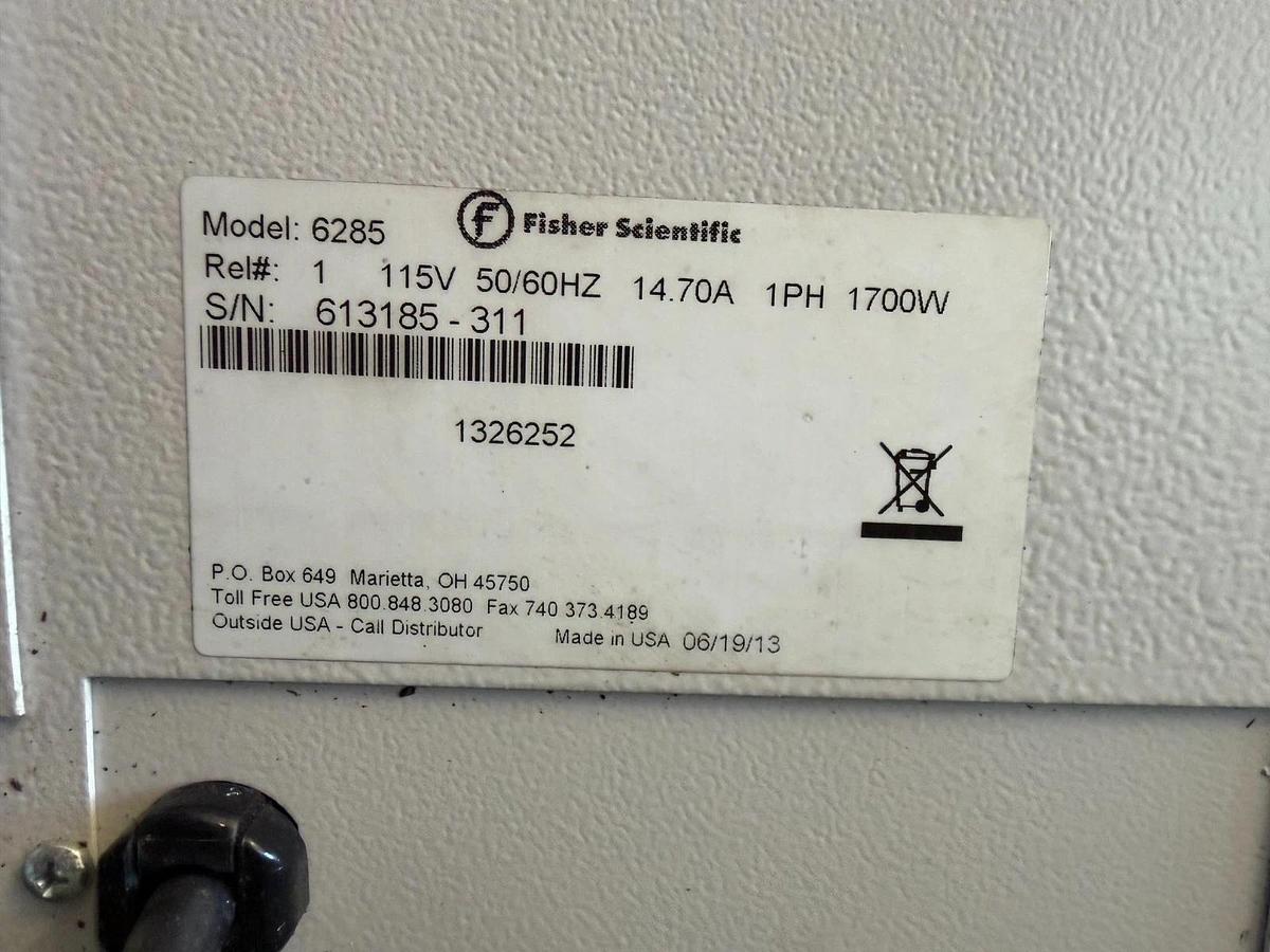 Used Fisher Scientific 6285 Isotemp Vacuum Oven