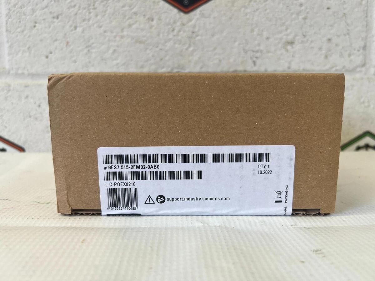 Used Siemens 6ES7 515-2FM02-0AB0 Simatic S7-1500 Central Processing Unit - NIB