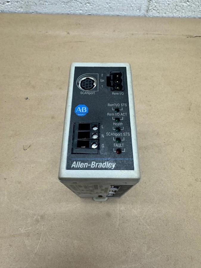 Used Allen Bradley 1203-GD1 Communications Module, Remote I/O, Series C