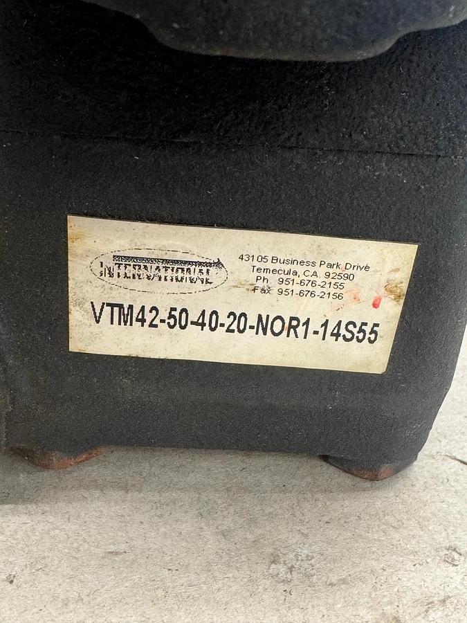 Used International VTM42-50-40-20-NOR1-14S55 Hydrualic Vane Pump