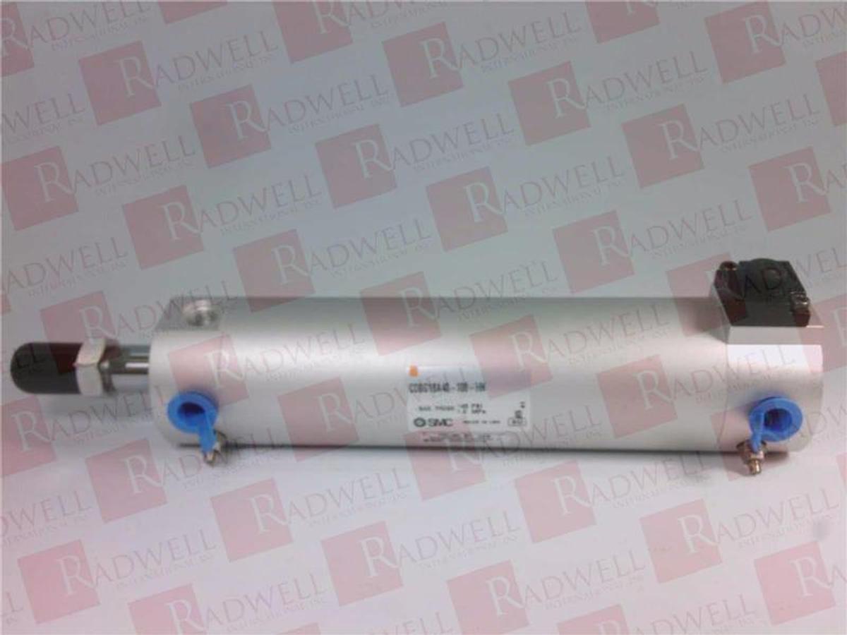 Used SMC CDG1BA50-400 Air Cylinder, Single Rod, 145 PSI, Max Press 1.00 MPa