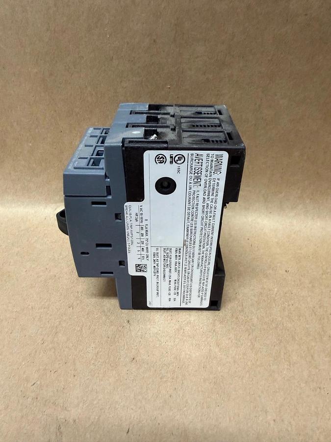 Used Siemens 3RV1011-1HA10 Circuit Breaker