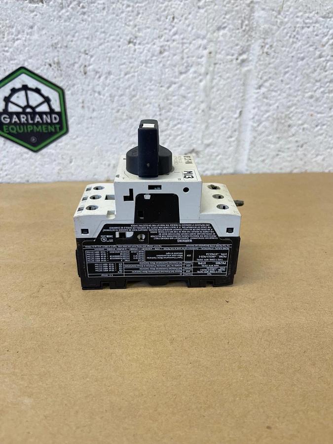 Used Eaton PKZM0-20 Manual Motor Starter, 50/60Hz, 600VAC, 20A - PARTS ONLY