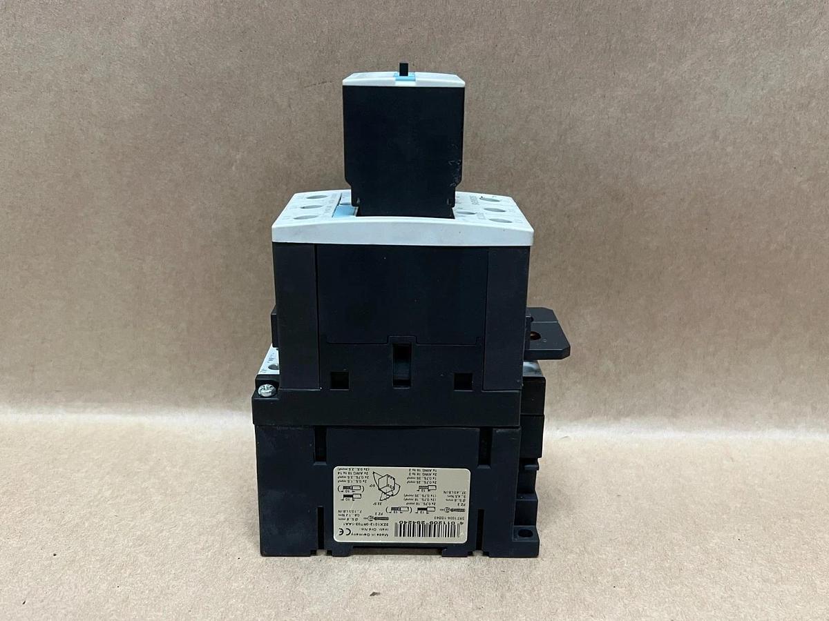 Used Siemens 3RT1034-1BB40 SIRIUS 3R Contactor w/ 3RH1921-1MA11 Auxiliary Contact