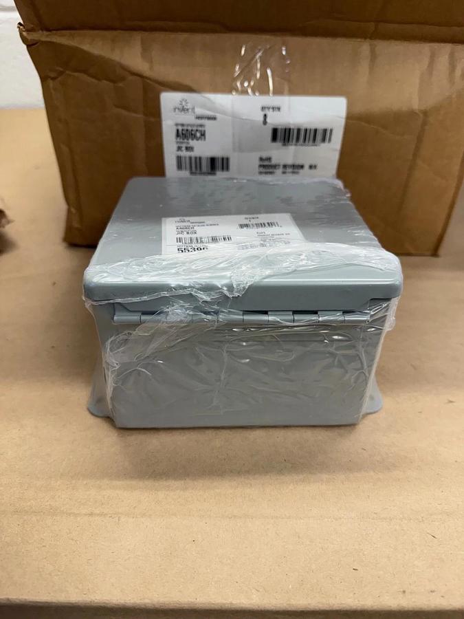 Used Nvent Hoffman A606CH Junction Box, 1 Box of 8 *NEW*