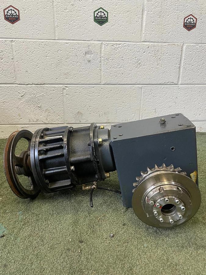 Used Hub City 0220-78184 Quill Input Solid Output Double Worm Gear, w/ FMCBE-875