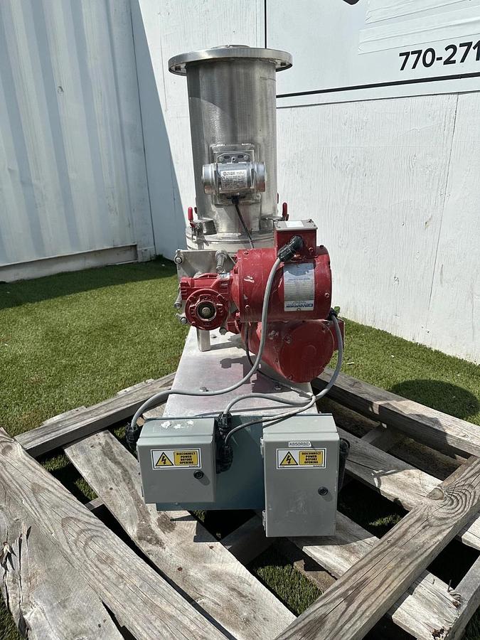 Used Acrison, Inc. 406-5-10-170-00-BC/2 Feeder, Marathon 1/4Hp Motor @ 1725RPM
