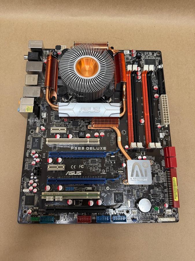 Used ASUS P5E3 Deluxe Motherboard