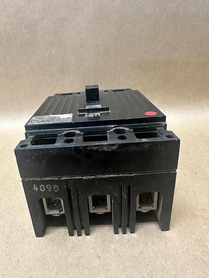 Used General Electric TED134090 90A 3 Pole Circuit Breaker
