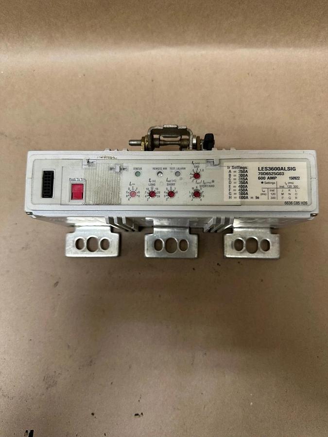 Used Eaton LES3600ALSI Ser C Electronic Trip Unit *NEW*