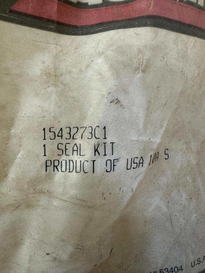 Case 1543273C1 Hydraulic Cylinder Seal Kit *NEW*
