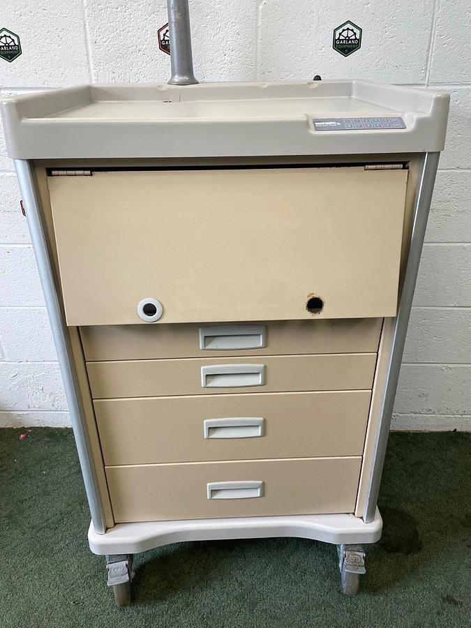 Used Stanley Inner Space Heavy Duty Medical Grade Storage/ Tool Cabinet, 4 Drawer