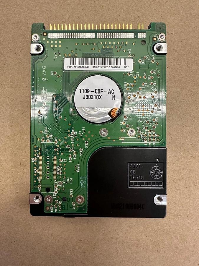 Used Western Digital WD809BEVE-00A0HT0 Hard Disk 80gb